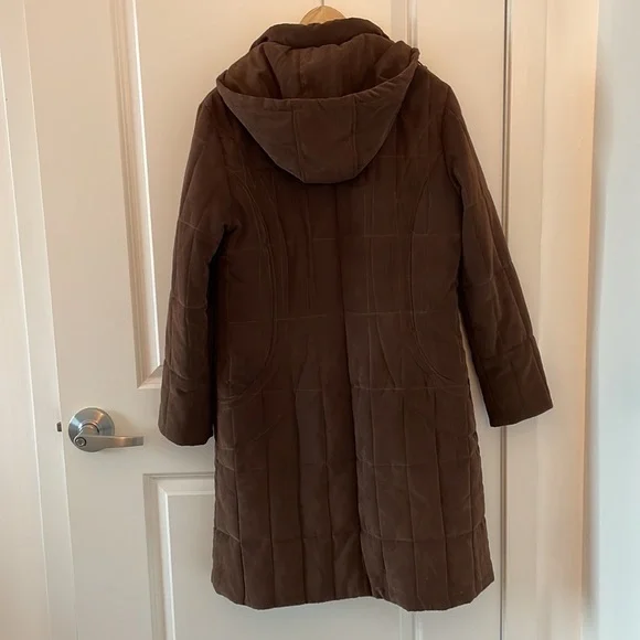 NWOT Brown Winter Coat from London, size US 10 - Picture 3 of 3